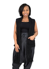 Zeena Cotton Fringe Vest